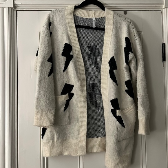 Dreamers Sweaters Lightning Bolt Cardigan Poshmark